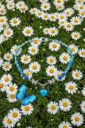 Blue Butterfly Heart