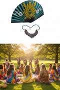 Vintage Sun | Relics & Roses Necklace & Fan Bundle
