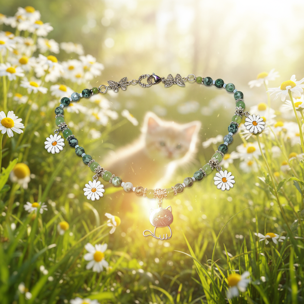 Daisy McMew — Lighter Background Cottage Garden Scene
