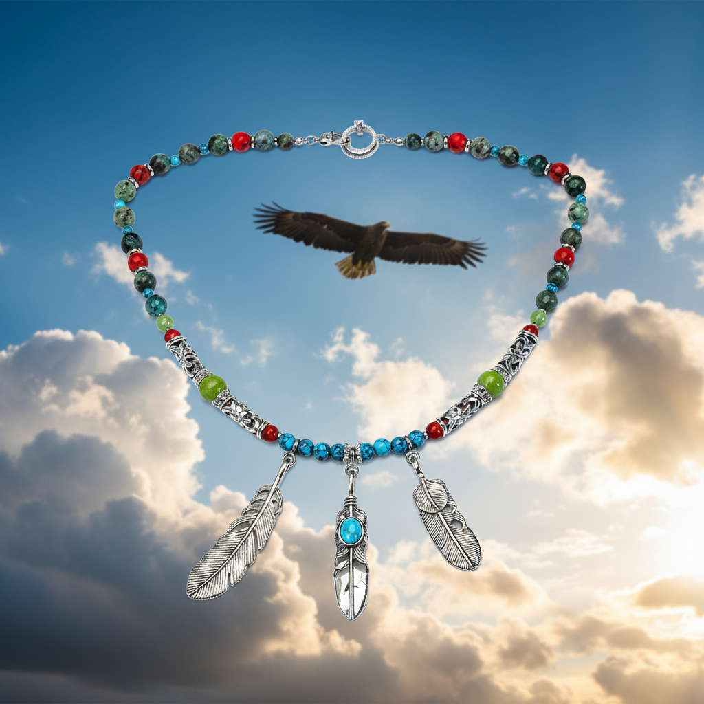 Feather Breeze - Eagle Sky Background