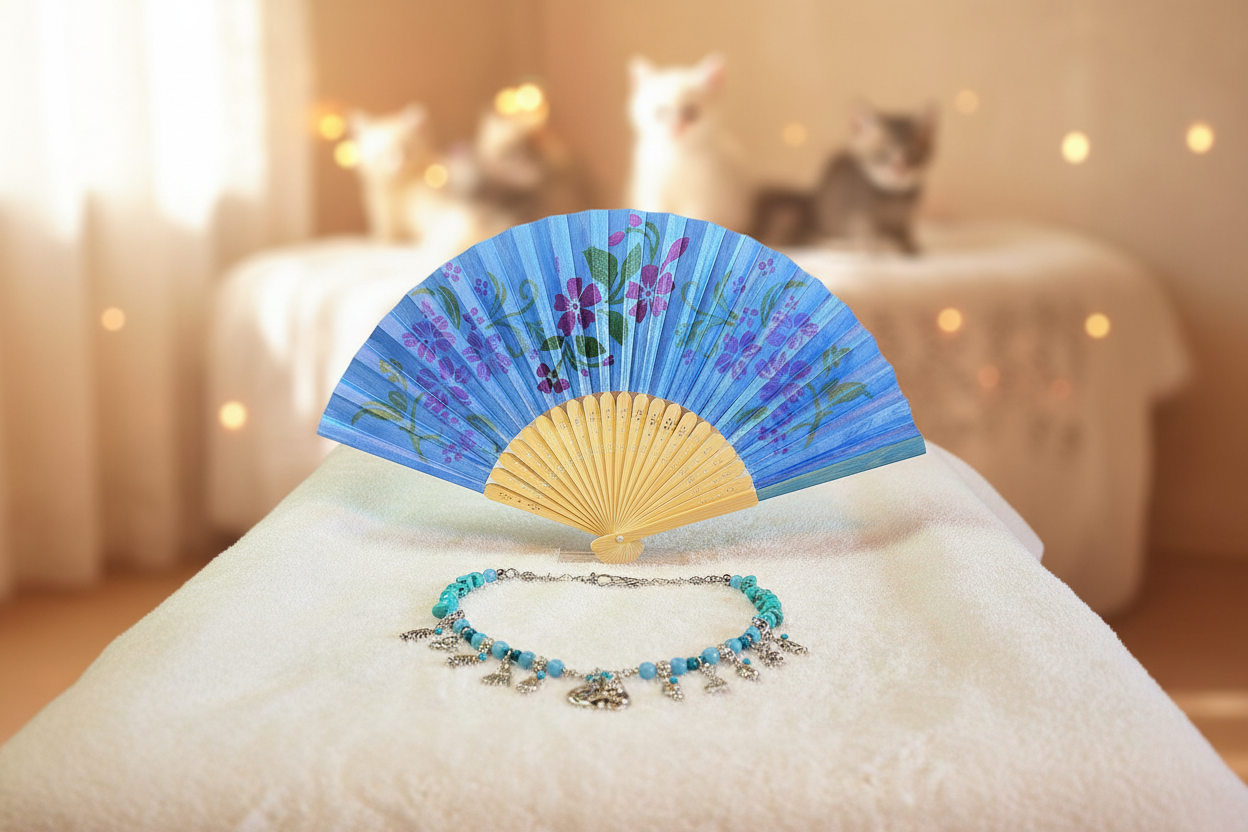 For the Love of Cats - Hand Fan