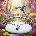 Renewal - Hummingbird over Jeweled Bridge