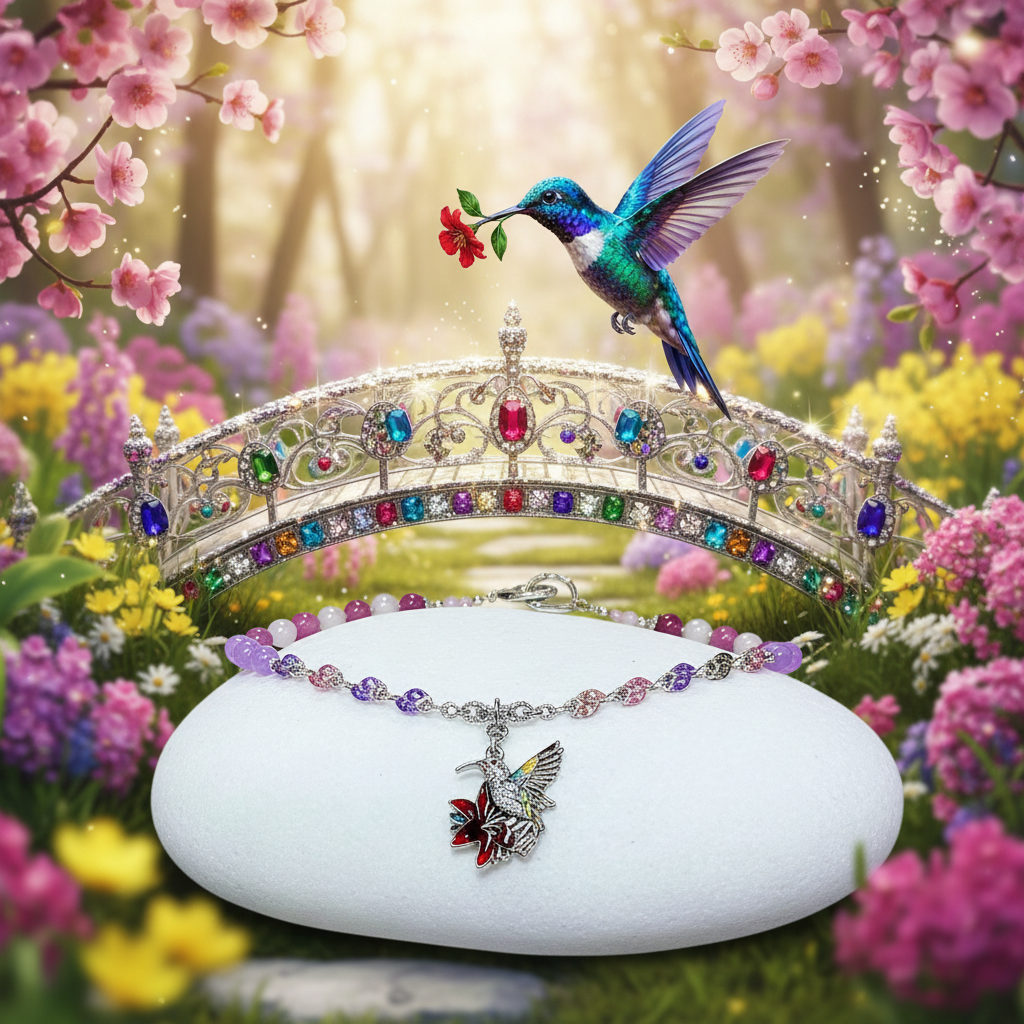 Renewal - Hummingbird over Jeweled Bridge