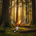 Woodland Whistle #1 — Tilted, No Board, Forest Campfire Scene